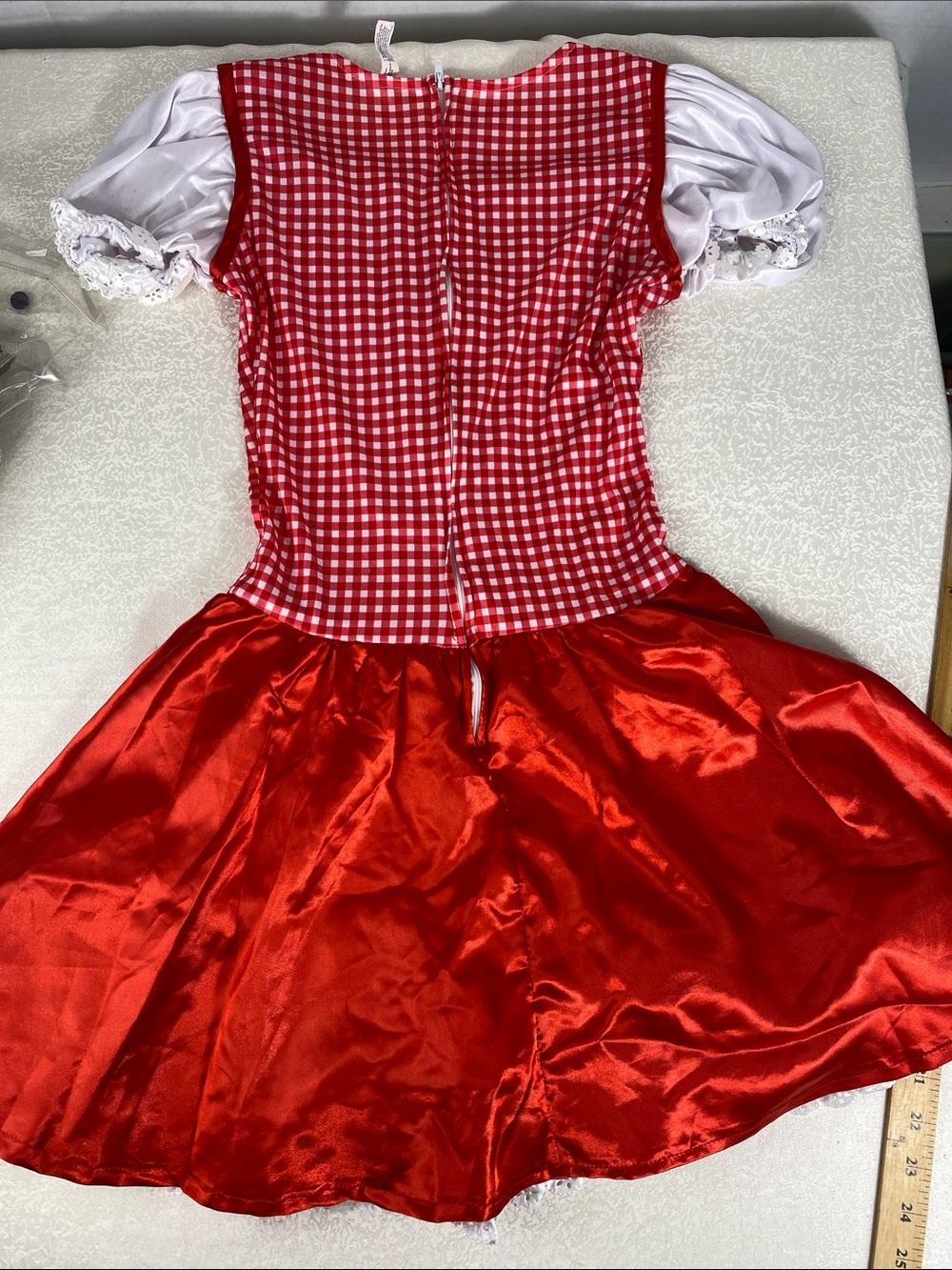Lil’ Red Riding Hood Child Size 12/14 Halloween Costume Dress Only - Picture 5 of 11